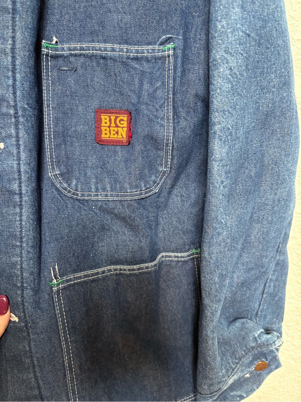 Vintage Big Ben Men’s Blanket Lined Denim Barn Chore Coat